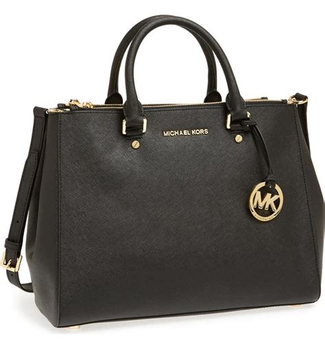 michael kors large satchel sutton dark khaki leather|macy's Michael Kors.